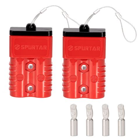 Buy Spurtar 175A Battery Quick Disconnect, 2PC Connectors Fits 1/0-4 ...
