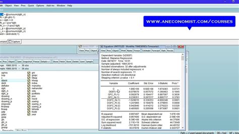 Image result for ADRL Testing EViews with Interpretation