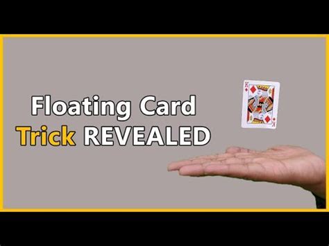 Floating Card Trick Tutorial 的图像结果