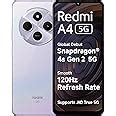 Redmi A4 5G (Sparkle Purple, 4GB RAM, 128GB Storage) | Segment Largest ...