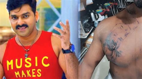 Fan gets Pawan Singh's face tattooed on his chest, leaves actor ...