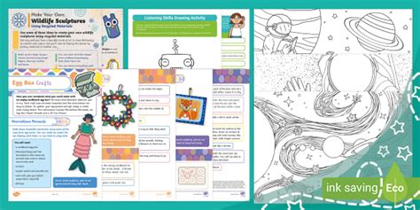 Ages 5 - 11 Craft and Colouring Pack for Kids at Home
