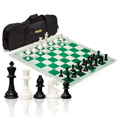 Buy Kids Mandi® Tournament Chess Set, 17" Foldable Board with 2 Extra ...