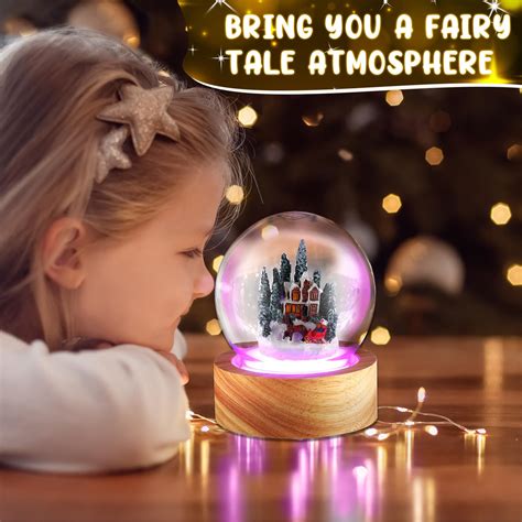 Mua Irenare 20 Pcs 3.9 Inch DIY Snow Globes Set Make Your Own Snow ...