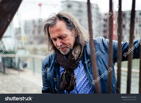 267 Handsome Older Man Long Hair Beard Images, Stock Photos & Vectors ...