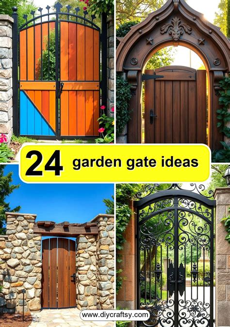 24 Garden Gate Ideas to Elevate Your Outdoor Entrance Design