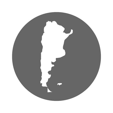 Argentina country map icon vectors illustration symbol design 48438092 ...