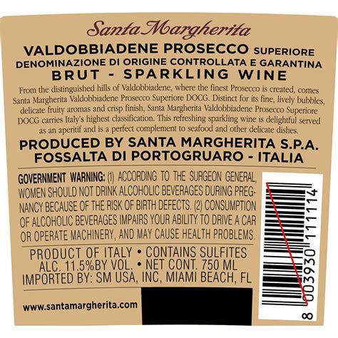 Santa Margherita Prosecco Superiore 750ml