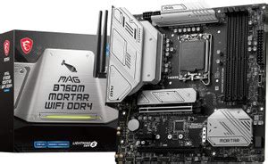 MSI MAG B760M Mortar WiFi DDR4 Gaming 12th/13th Gen Intel Processors ...