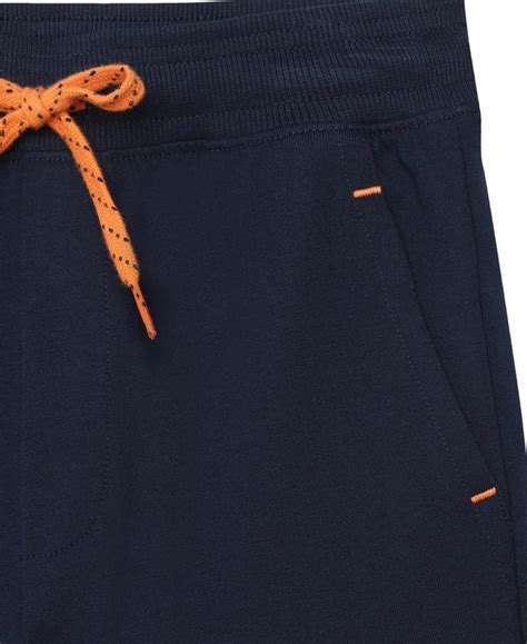 Buy Boy's Super Combed Cotton Rich Graphic Printed Shorts - Navy AB12 ...