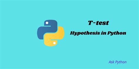 Image result for T-Test Pyttthon