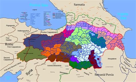Modern Armenian Map Friends And Neighbours