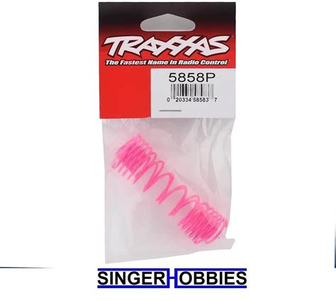 Traxxas 5858P Springs Rear White Progressive PINK NEW IN PACKAGE ...