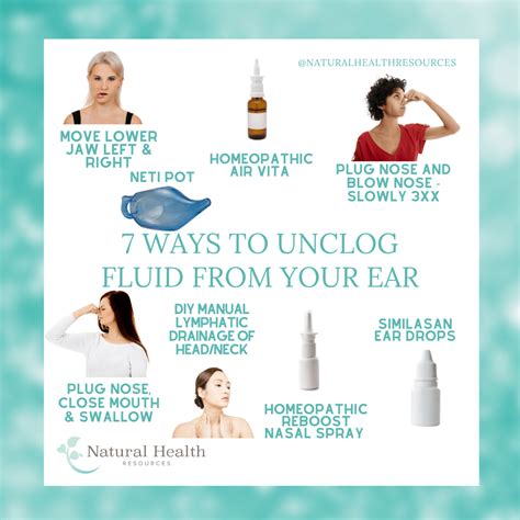 7 Ways To Fix A Clogged Ear - Natural Health Resources