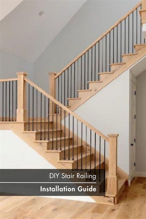 Stair Railings - DIY Installation Guide in 2024 | Diy stair railing ...