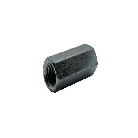Suburban Bolt And Supply Coupling Nut, #10-32, Steel, Grade A, Zinc, 3/ ...