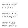dy/dx = x²-2xy+5y²/x2+2xy+y² - Brainly.in