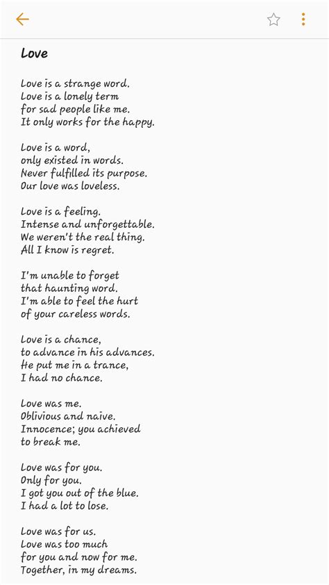 Sad Love Quotes And Poems