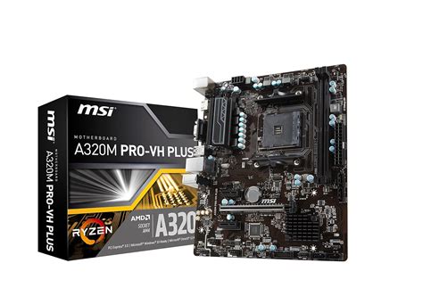Amazon.in: Buy MSI A320M PRO-VH PLUS AMD RYZEN Series Processors and ...