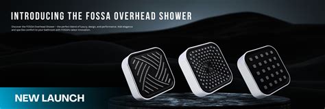 Turn Every Shower into a Spa Experience | Introducing the FOSSA Overhe ...