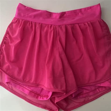 Custom Dancewear Flowy Shorts •Hot/neon pink •Bought... - Depop
