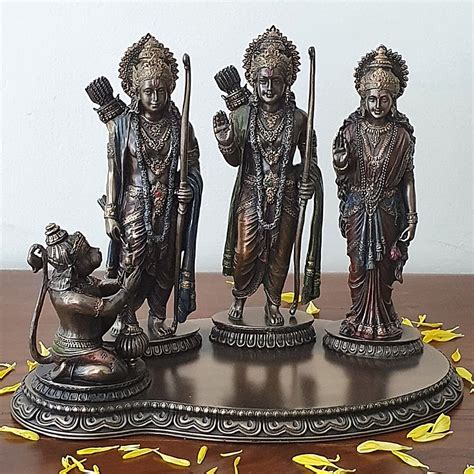 Buy Avatar Arts Ram Darbar Set in Bonded Bronze for Home and Office ...