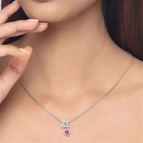 Love Knots Heart Drop Pendant – VOYLLA
