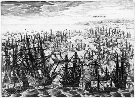 Spanish Armada 1588 Nbattle Between The Spanish Armada and The English ...