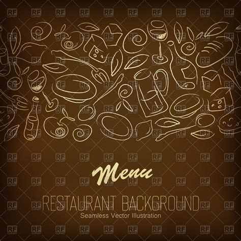 Restaurant Menu Background Vector at Vectorified.com | Collection of ...