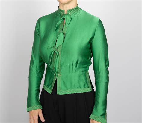 Vintage 1930s Emerald Green Silk Blouse Size Xs/small/petite - Etsy