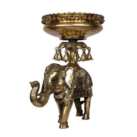 Brass Elephant Urli – Ragaarts