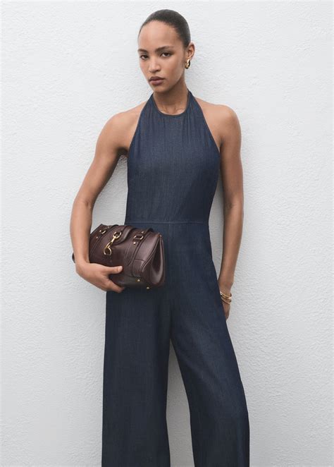 Lyocell denim jumpsuit | MANGO China