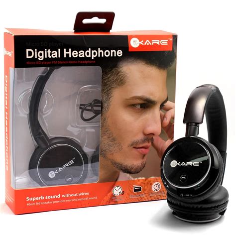iKare Wireless On-Ear Bluetooth Headphone with Mic (Black) : Amazon.in ...