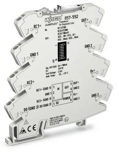 CURRENT & VOLTAGE SIGNAL CONDITIONERS - WAGO 2857-550 Current signal ...