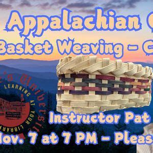 Peoples University Appalachian Crafts: Basket Weaving - Class 1 B ...