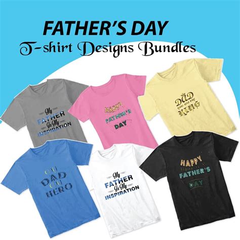 Father's Day T-shirt Design Bundle | Master Bundles
