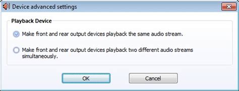 Device Advanced Settings Sound 的图像结果