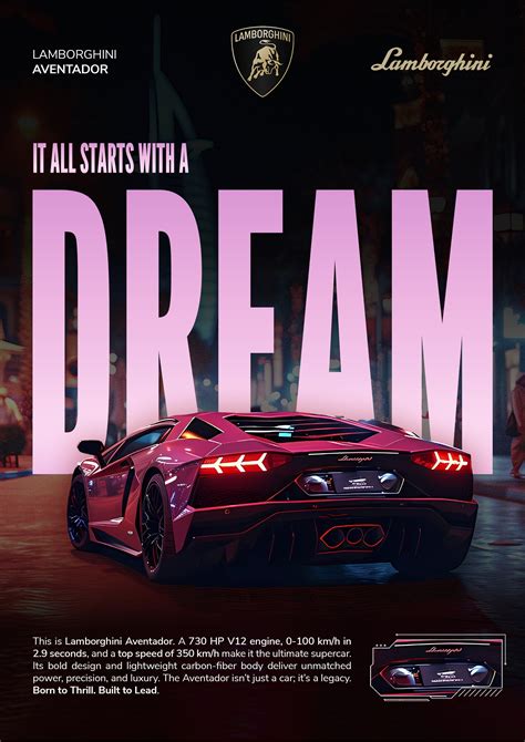 LAMBORGHINI AVENTADOR POSTER – Inkyprinty.in