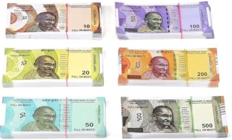 Festivefavors Fake Money Note for Kids Learn Money Skills Dummy Note ...