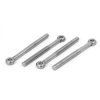 uxcell M6 x 70mm 304 Stainless Steel Machine Shoulder Lift Eye Bolt ...