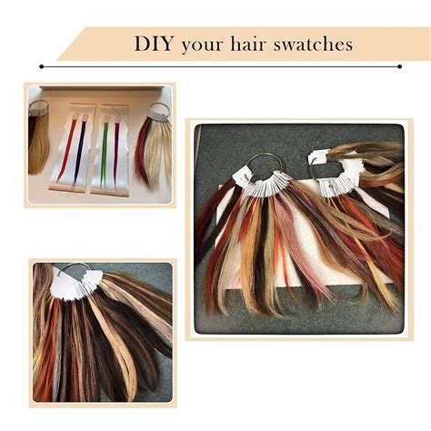 Buy RINBOOOL Hair Swatches for Testing Hair Color, 6 Different Levels ...