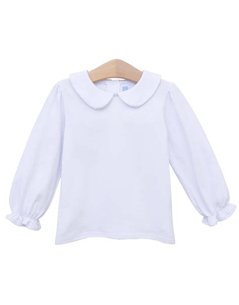 Trotter Street Kids Peter Pan Collar Shirt - Spoiled Sweet Boutique ...