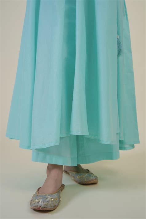 SKY BLUE ANARKALI