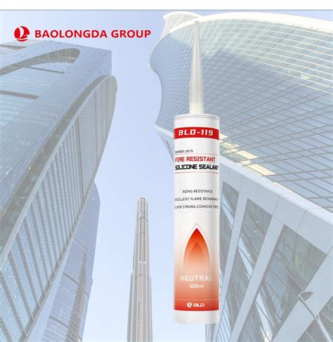 Bld -119 Fireproof High-Temperature Silicone Sealant Construction ...