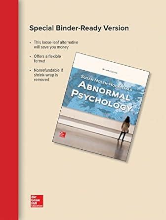 Buy Abnormal Psychology + Connect Access Card Book Online at Low Prices ...