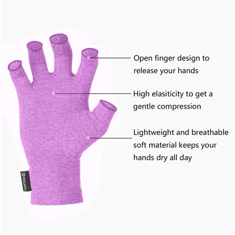 Buy DISUPPO Arthritis Compression Gloves Relieve Pain from Rheumatoid ...