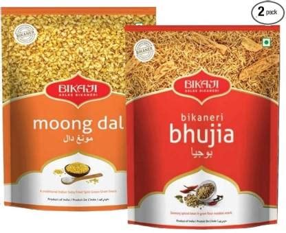 Bikaji Aslee Bikaneri Bhujia 200g and Moong Dal 200g Price in India ...
