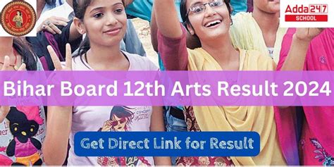 Bihar Board 12th Arts Result 2024 Announced, Get Result Link