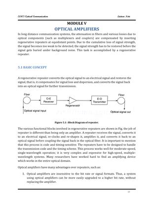 Wavelength Division Multiplexing and optical networks - MODULE 6 ...