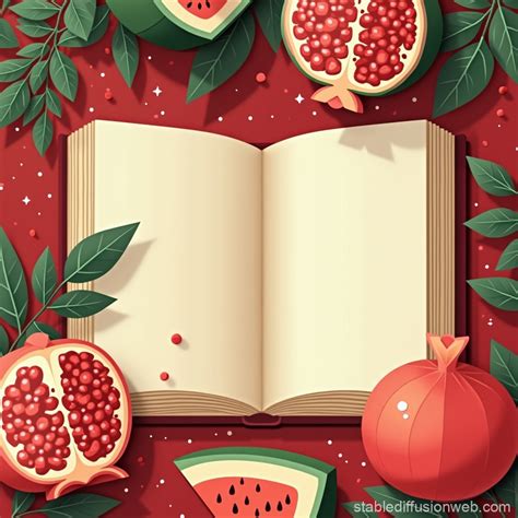 Traditional Yalda Night Illustration | Stable Diffusion Online
